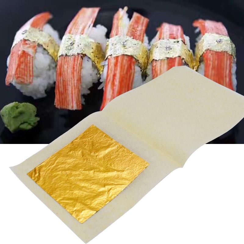 Lá Dát Vàng 24K Phủ Bánh - Làm Kem - Lá Vàng Chuyên Cho Thực phẩm