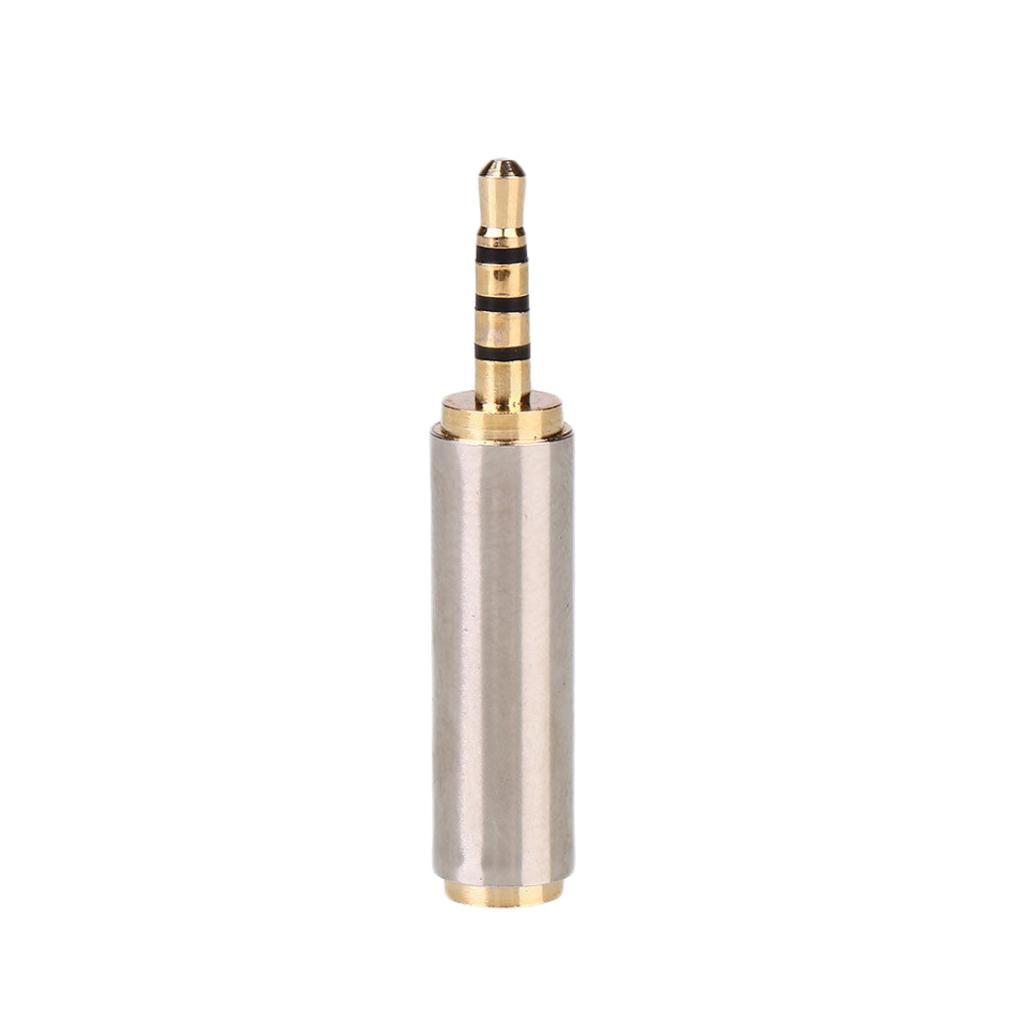 New 2.5mm Male To 3.5mm Female Audio Adapter+3.5mm Male To Male Spring Cable