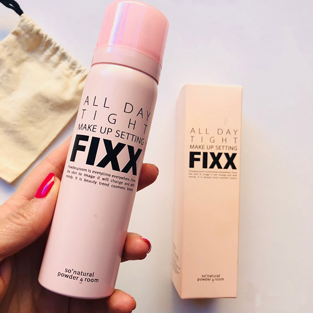 Xịt Dưỡng Nền, Cố Định Lớp Make Up So Natural All Day Tight Make Up Setting Fixx 75ml + Tặng Kèm 1 Túi Lưới Rửa Mặt Tạo Bọt