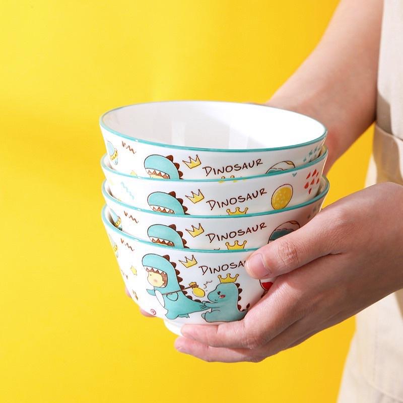 Bộ Đồ Ăn Cực Xinh Bát Ăn Cơm Đĩa Bầy Thức Ăn Xinh Xắn