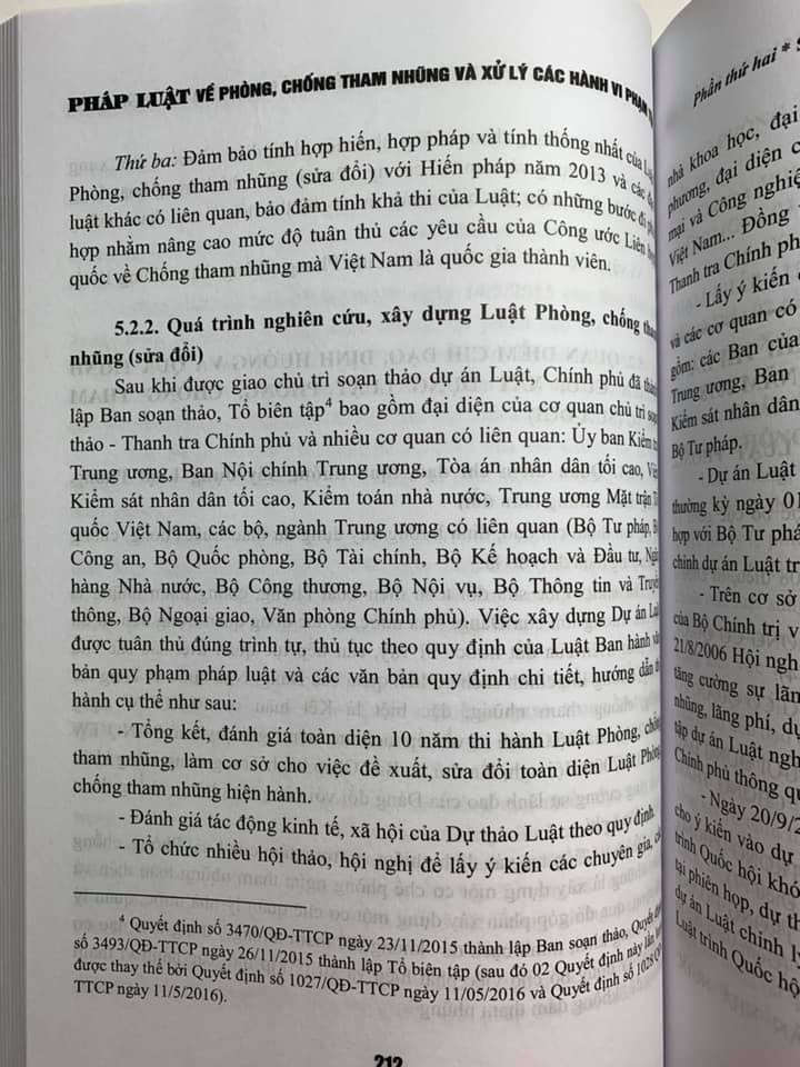 Pháp Luật về phòng, chống tham nhũng và xử lý các hành vi phạm tội