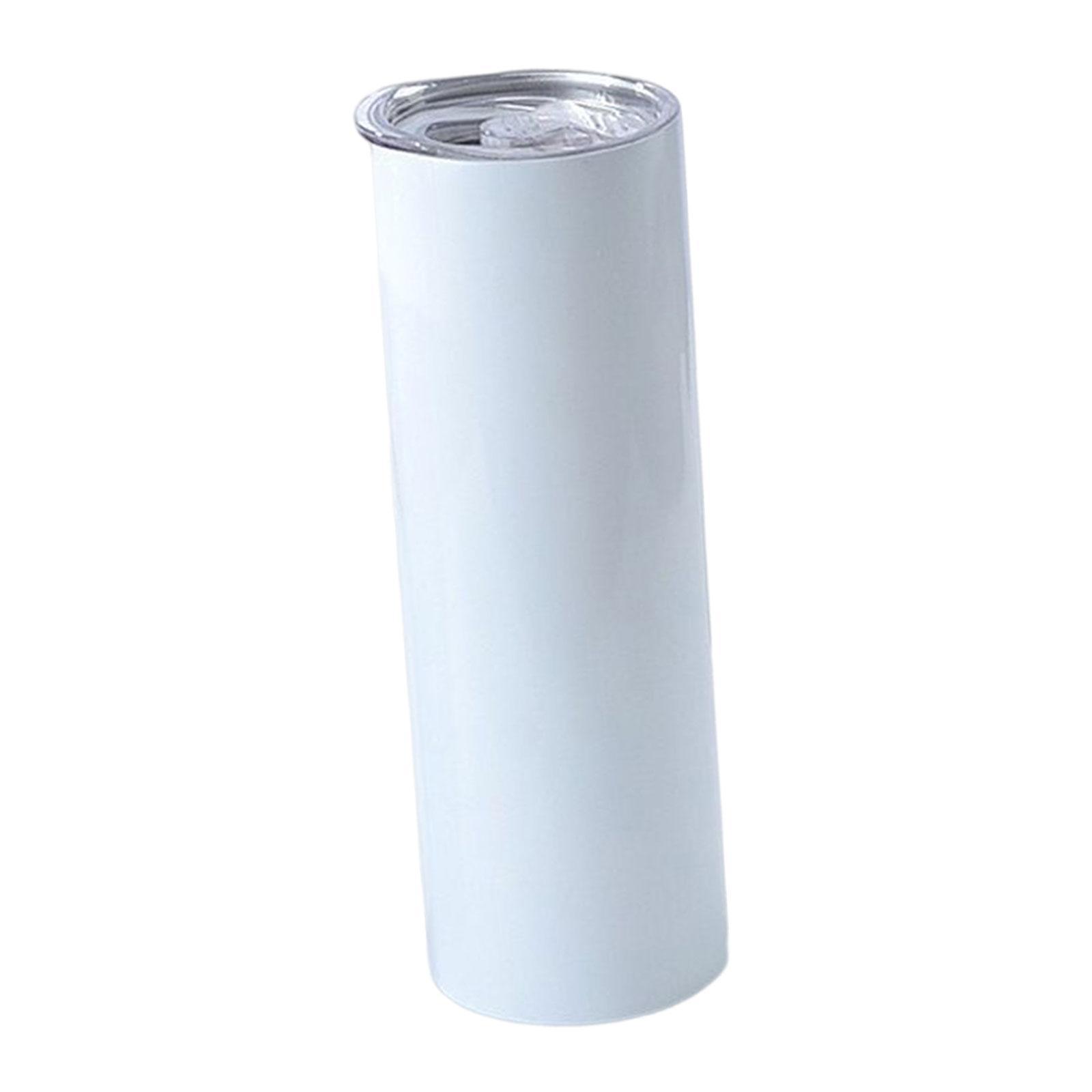 Sublimation with Lid Water Tumbler for Heat Transfer DIY Gift