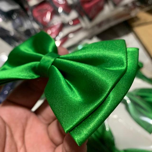 Nơ cổ nam xanh lá Giangpkc