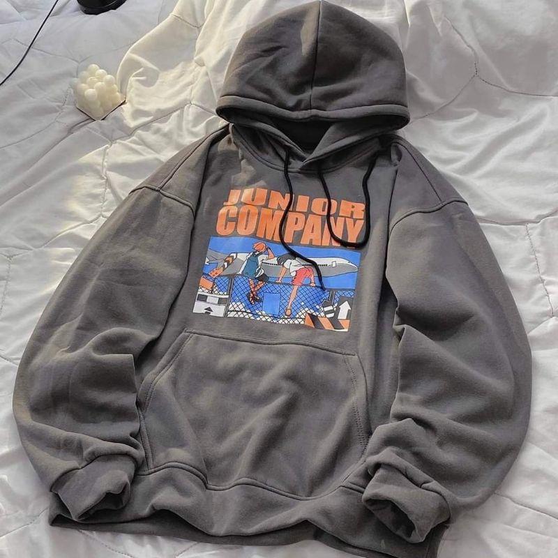 Áo Hoodie Junior Company Nỉ Lót Bông form rộng 2tclothes