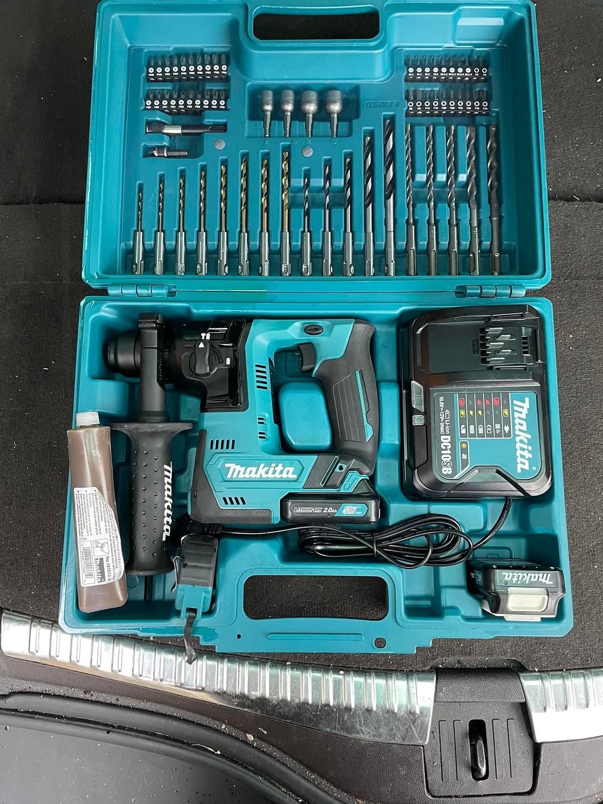 MÁY KHOAN ĐỘNG LỰC 14MM DÙNG PIN 12V MAKITA HR140DSAE1 - HÀNG CHÍNH HÃNG