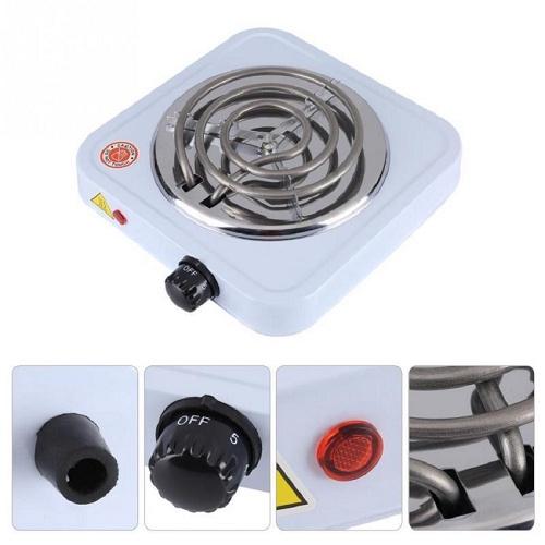 Bếp điện mini đa năng 1000W dùng hơ lá trầu cho bé, đun nước, pha trà, cafe, hâm sữa, đồ ăn nhanh, nấu lẩu