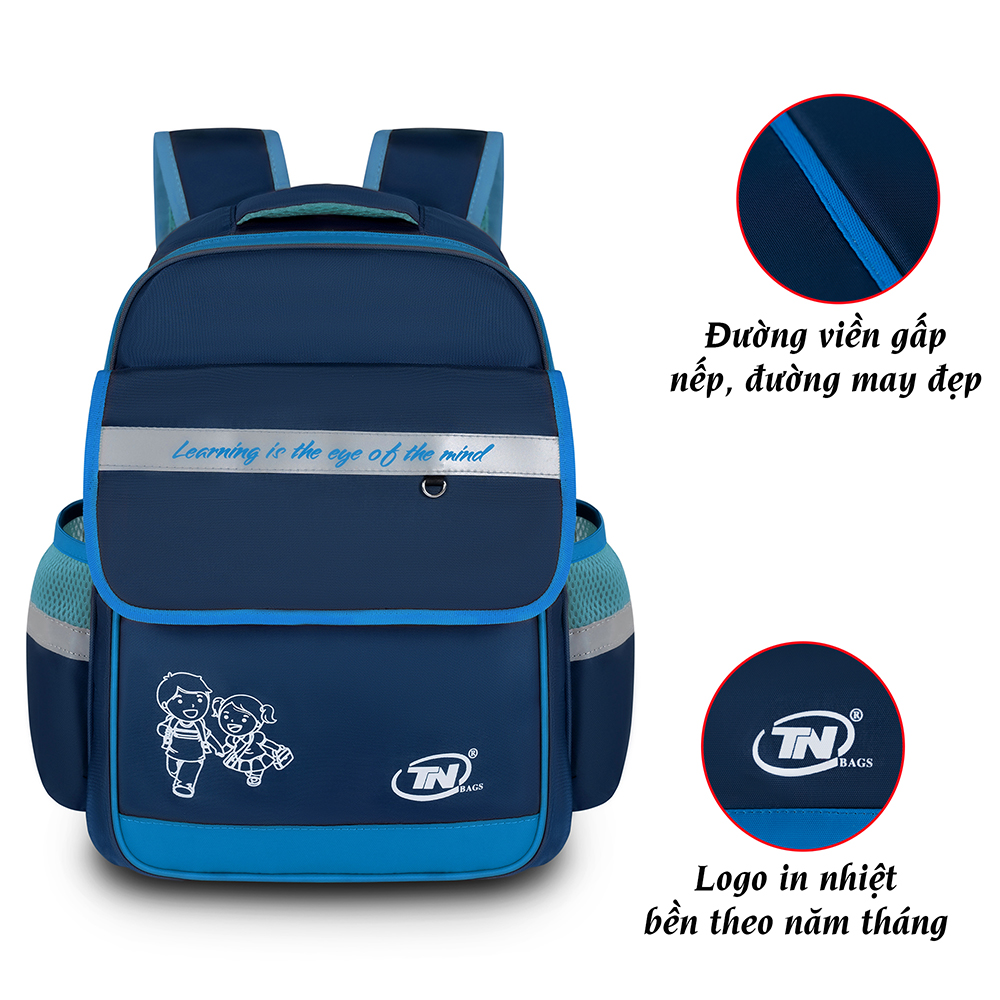 Balo bé trai tiểu học, cặp sách balo cấp 1 TN Bags TN.B 3014 balo siêu nhẹ chống gù