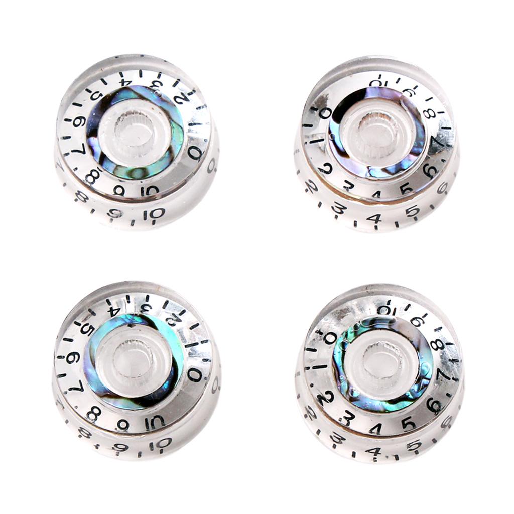 Sunnimix Đàn Guitar Điện Phần 4 Trong Suốt Điều Khiển Tốc Độ Konbs Cho Gibson Cây Epiphone Màu Tập