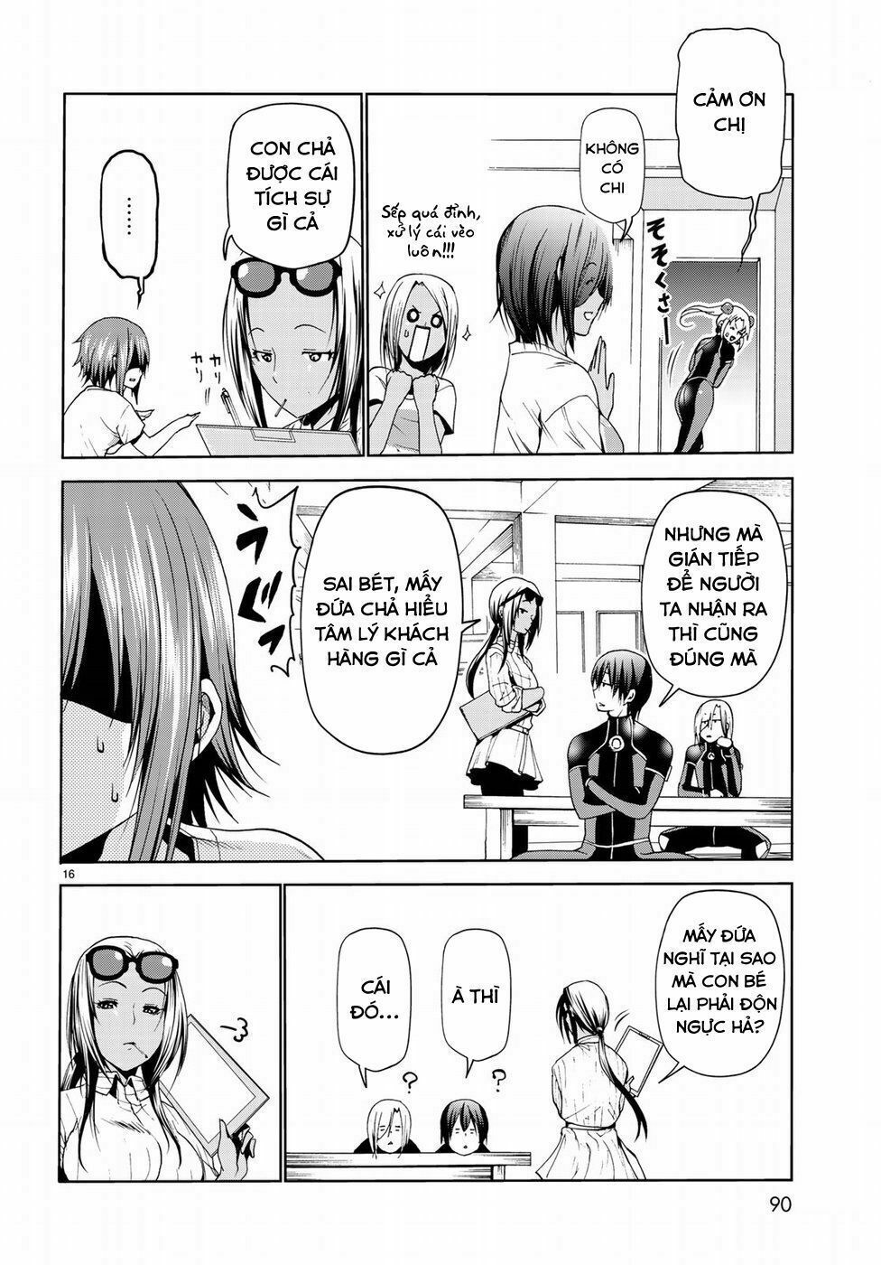 cô gái thích lặn - grand blue chapter 51 16