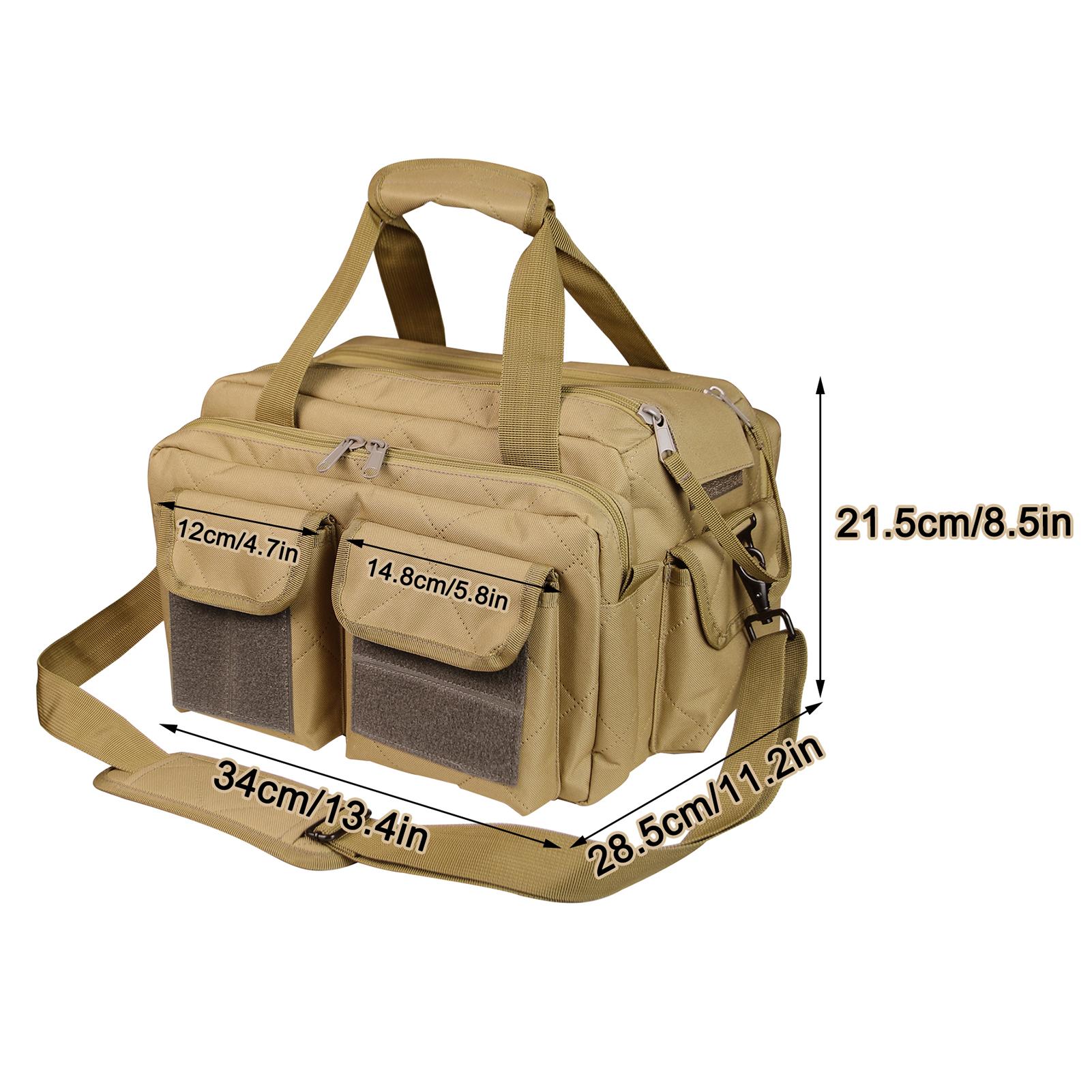 Outdoor Duffel Bag Multi-Pocket Camping Hunting Gear Shoulder Bag for Camping Hiking Shooting