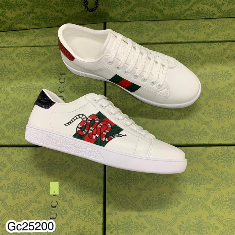 Giầy nam rắn gót đỏ buộc dây Cao Cấp - Giầy Sneaker GC Nam