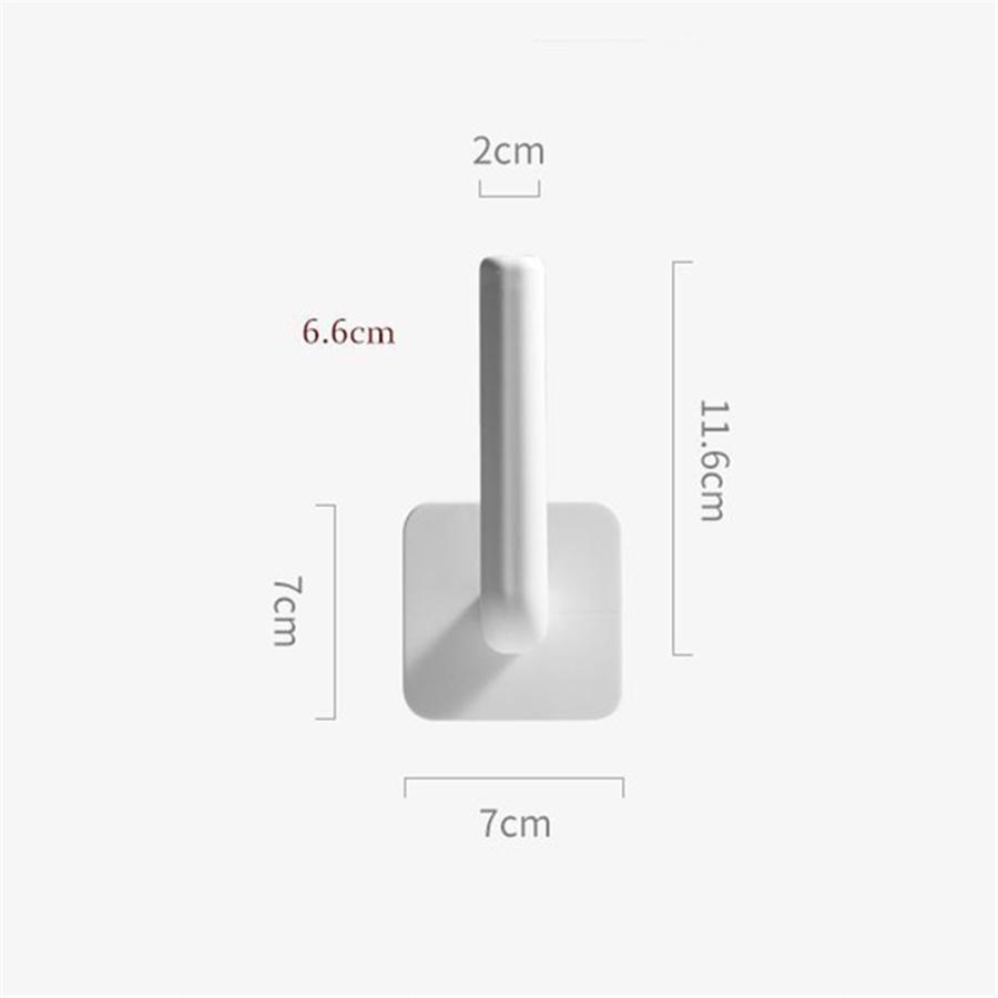 1Pc Kitchen Self-adhesive Accessories Under Cabinet Paper Roll Rack Towel Holder Tissue Hanger Storage Rack for Bathroom Toilet