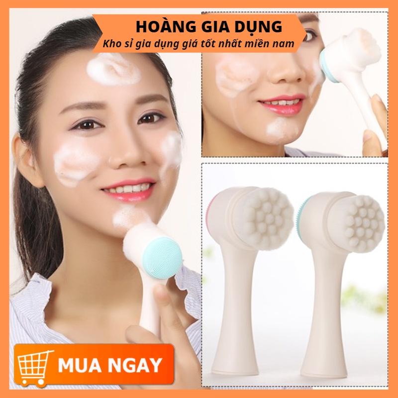 Cọ Rửa Mặt 2 Đầu Lông Mềm Mượt H041