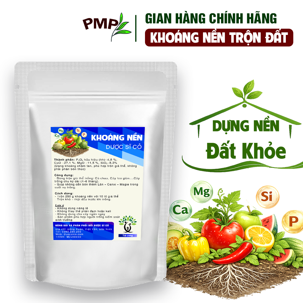 Khoáng Nền Trộn Giá Thể Trồng Cây