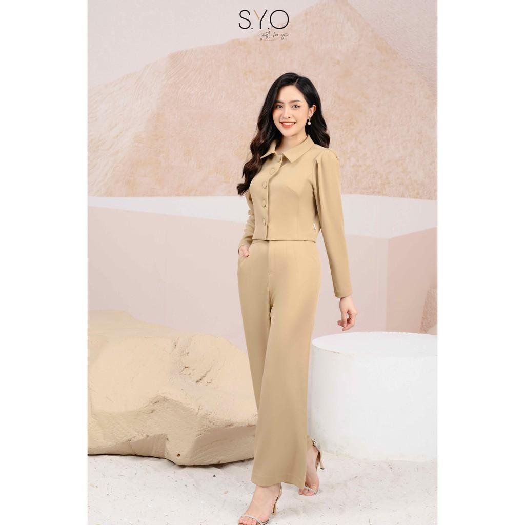 Quần suông cạp cao tuytsi SYO Q4004