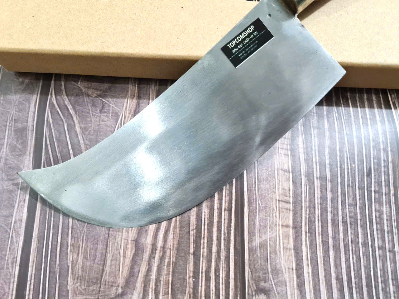 DAO BẾP AN TIÊM - DAO BẦU THÁI MŨI HẾCH MÃ AT12 ĐỘC 6996 topcomshop vn