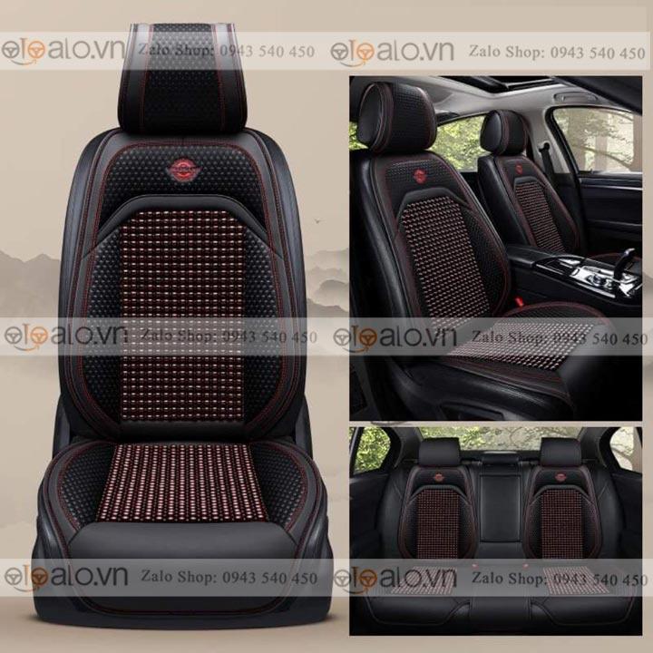 Áo trùm lót bọc ghế da xe ô tô Mazda 2 da hạt gỗ tự nhiên CAO CẤP