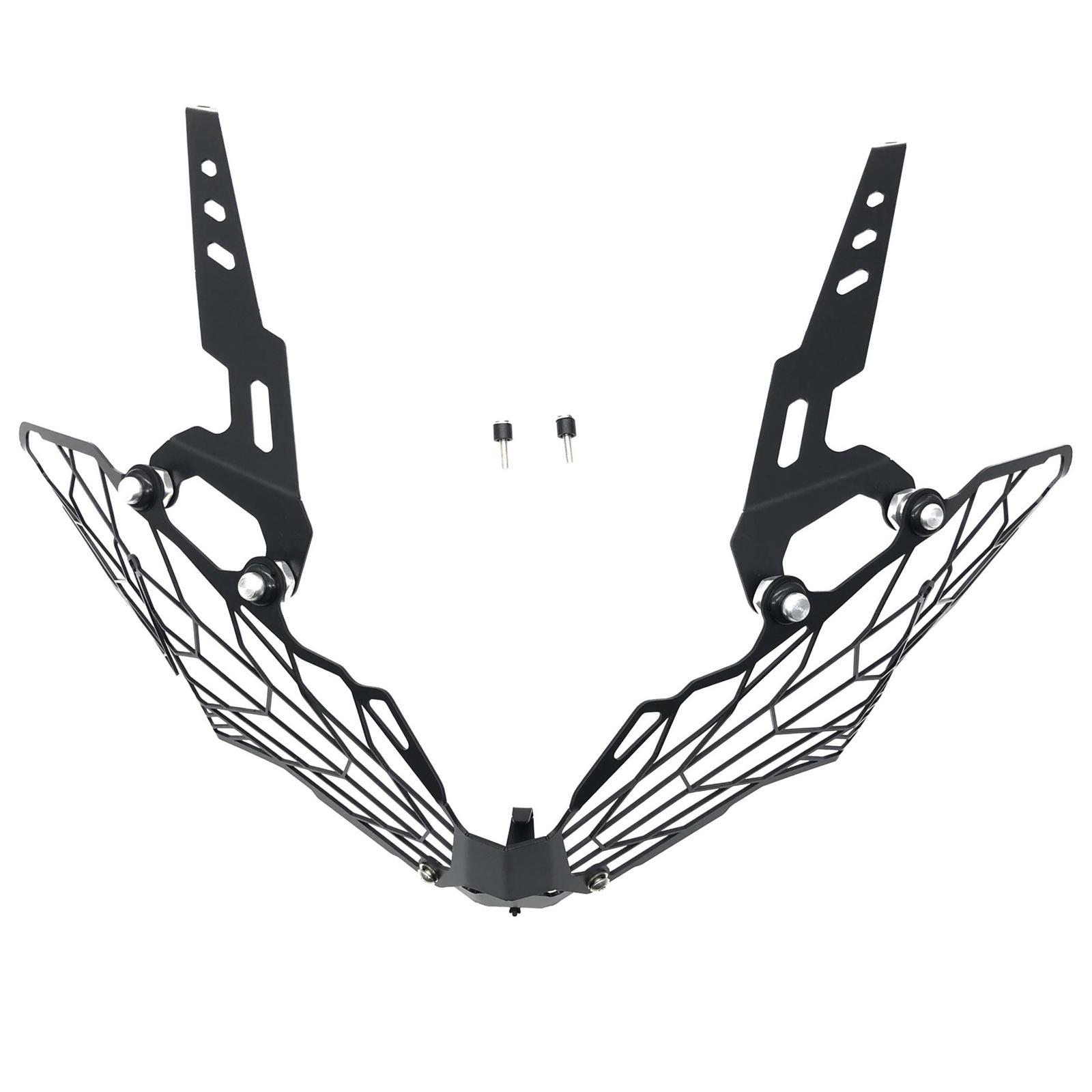 Motorcycle Headlight Guard Aluminum Alloy Headlight Mesh Grille Cover Spare Parts Premium Durable Replaces Motorcycle Accessories