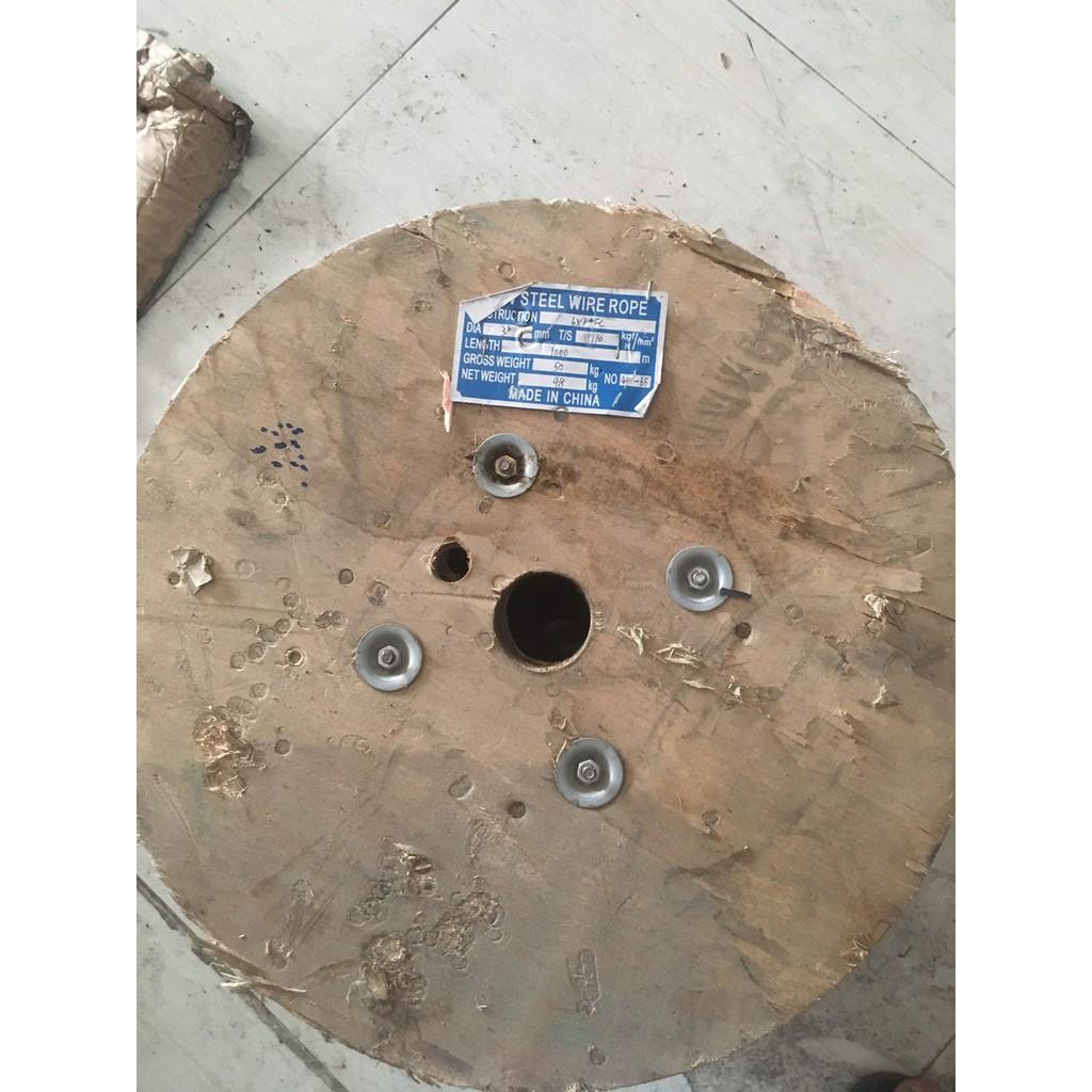 Dây cáp thép mạ 6mm tính theo như hình capthepgiasi