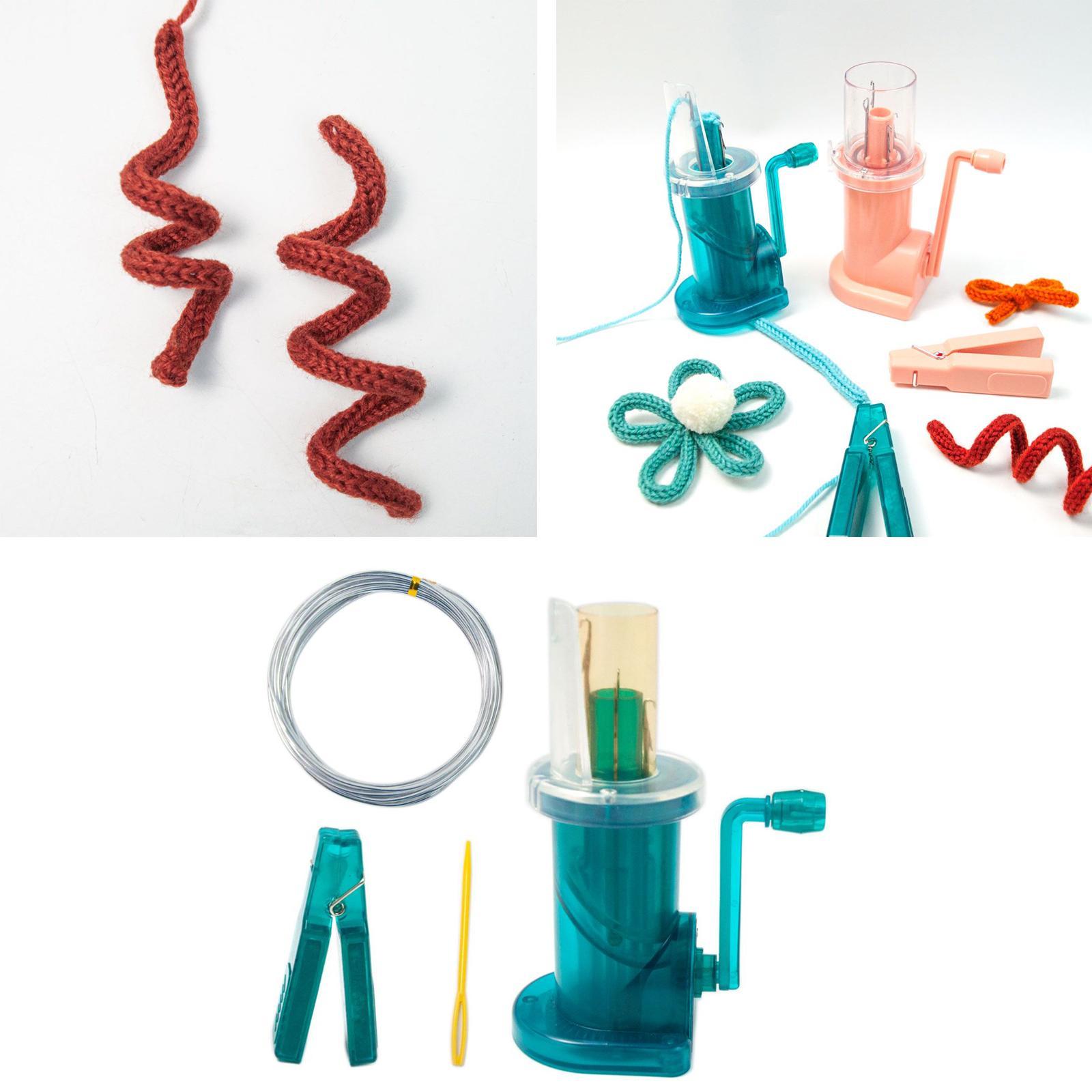 Hand Knitting Machine DIY Easy  Knitting Tool for Scarves Bracelets DIY Crafts