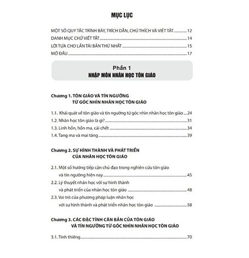 Nhân học Tôn giáo (Tái bản có bổ sung)