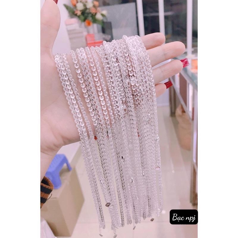 Dây Phụng, Vòng cổ nữ Bạc Ta ️CAO CẤP ️ chuẩn Bạc đẹp -Npj