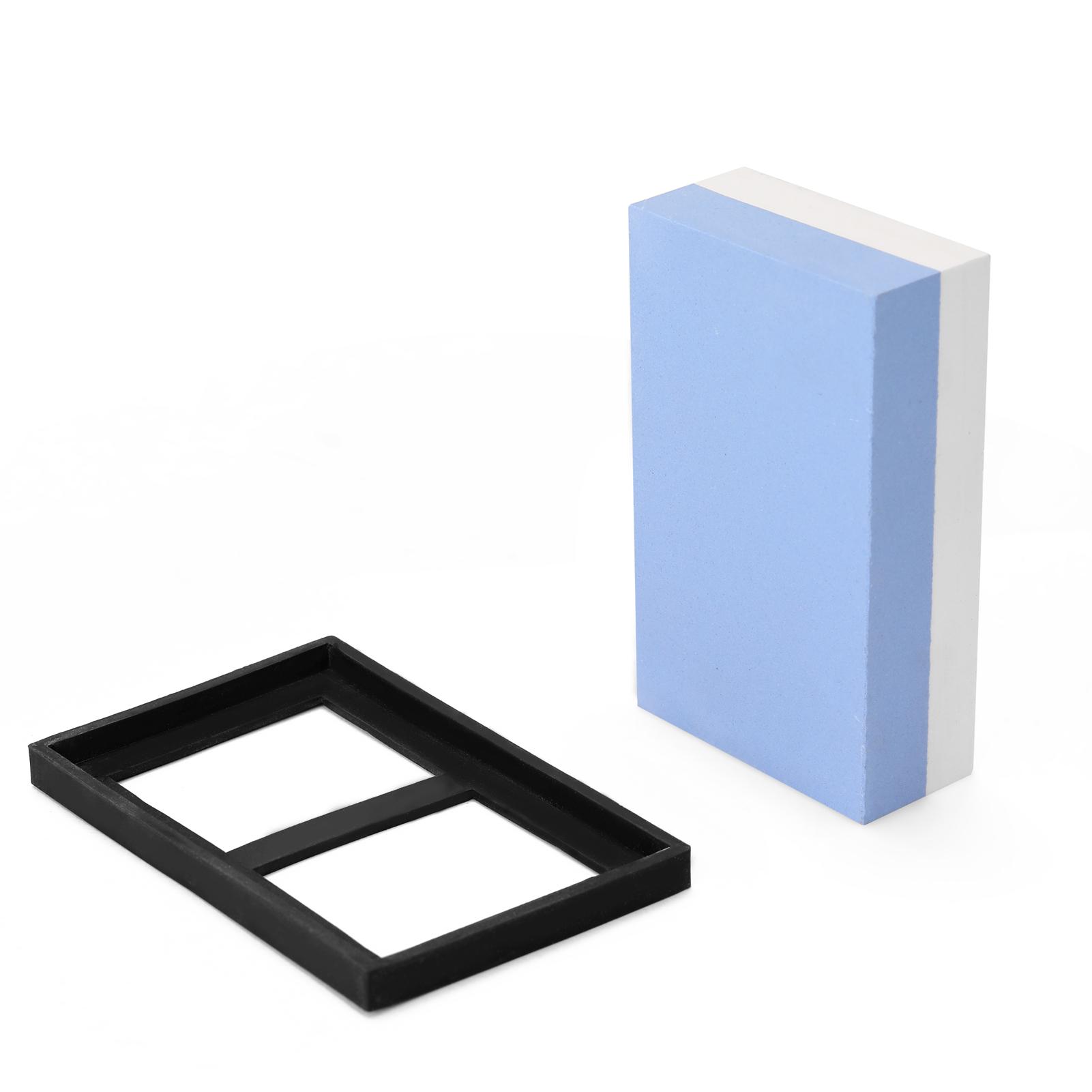 Portable Premium Whetstone Cut Sharpening Stone Household Cutter Sharpener Non Slip Base Cutter Sharpener