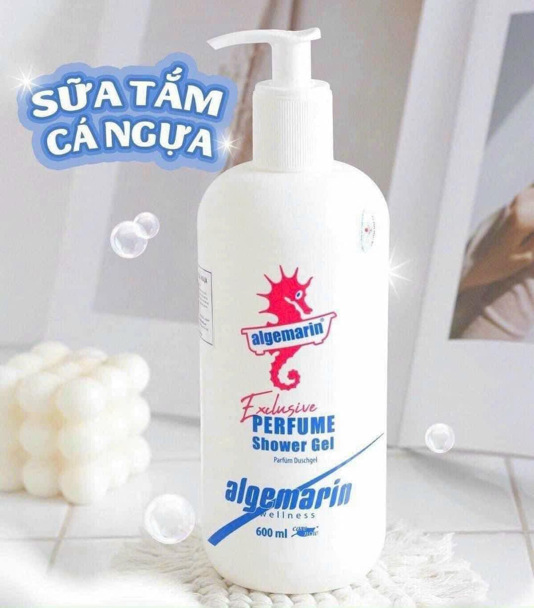 Sữa Tắm Cá Ngựa Algemarin 600ml (Mẫu Mới) ( không xuất hóa đơn đỏ )