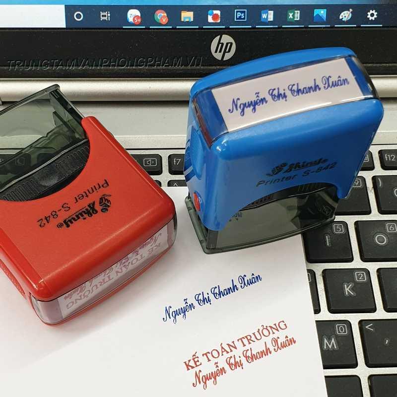 Khắc dấu tên S222 S842 S852 làm dấu tên theo yêu cầu