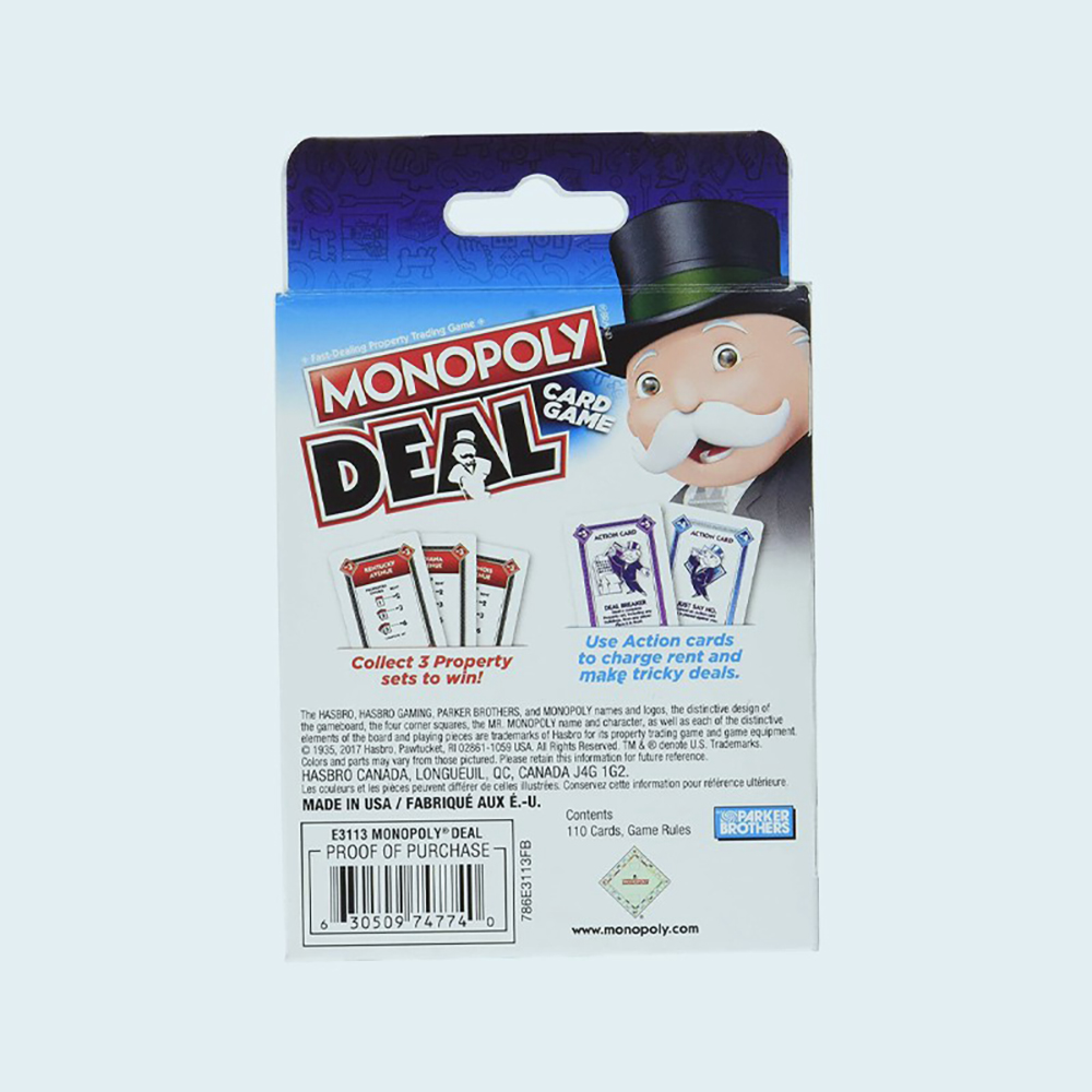 Thẻ Bài Trò Chơi Cờ Tỷ Phú Thương Lượng Monopoly Deal