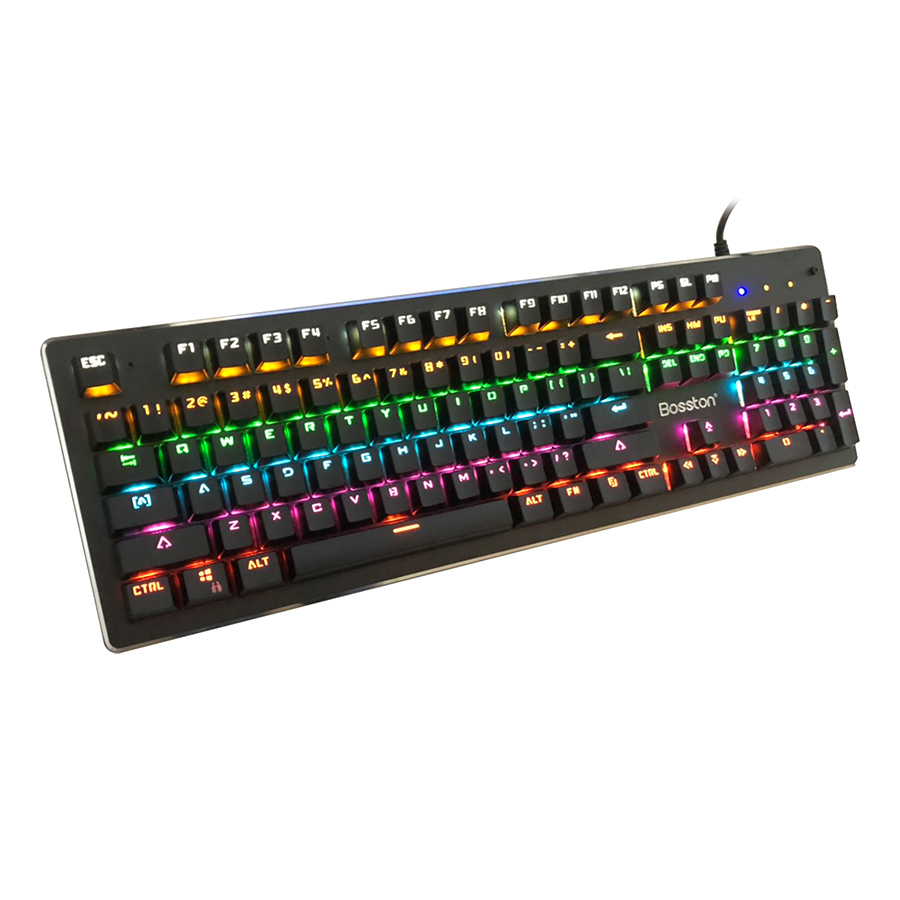 Bàn Phím Cơ Bosston MK916-LED RGB - Hàng Chính Hãng