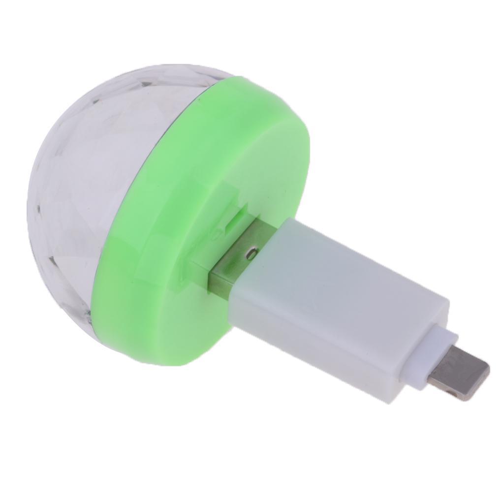 3xUSB Mini  for Home Party   DJ Lighting Green