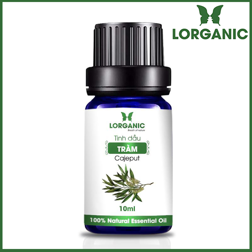 Combo Tinh Dầu Sả Chanh Lorganic + Tràm Gió Lorganic (10ml / Chai)