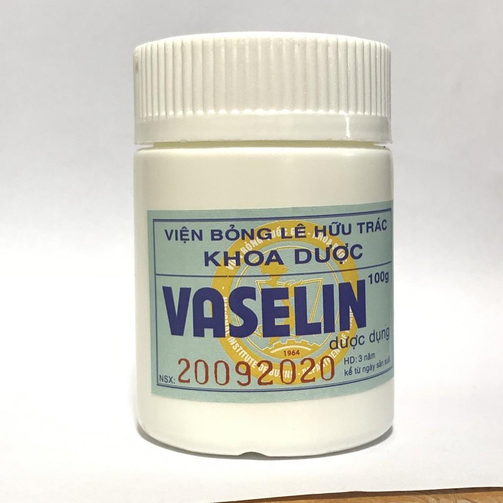 Kem Dưỡng Ẩm Vaselin Viện Bỏng Quốc Gia Hộp 100g, Sáp Chống Nẻ Làm Mềm Da An Toàn Cho Trẻ Nhỏ