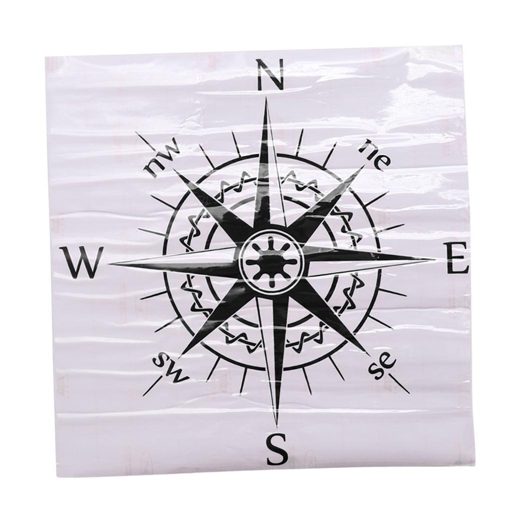 Car Truck Boat Exterior Body Windshield Reflective 3D Sticker Decal Black