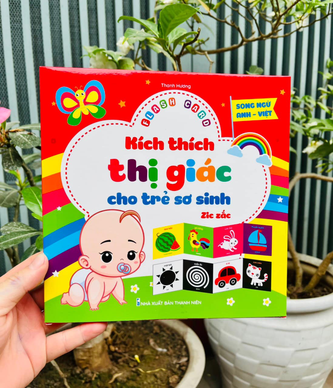 BỘ 40 TRANH FLASH CARD KÍCH THÍCH THỊ GIÁC CHO TRẺ