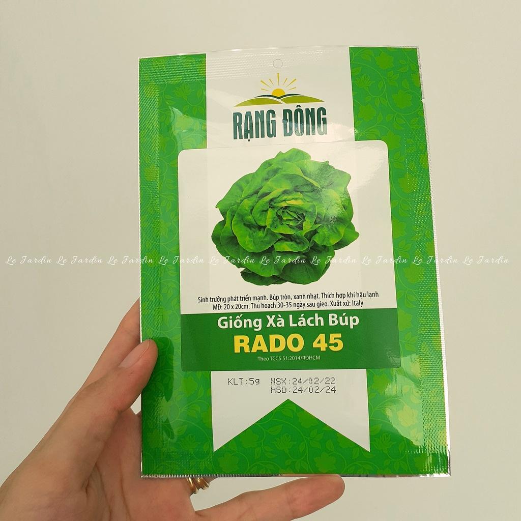 Hạt giống Xà lách búp Rado 45 gói 5gr