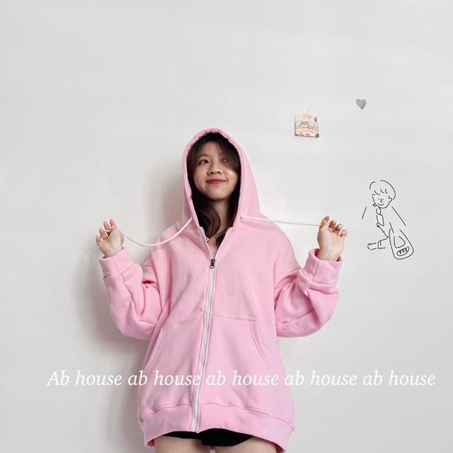 Áo khoác basic Zip trơn Unisex, áo khoác nỉ basic Zip trơn Unisex dáng rộng phong cách Hàn Quốc, Áo khoác nỉ hoodie trơn Unisex - Hoodie zip form rộng dáng suông basic ulzzang nam nữ