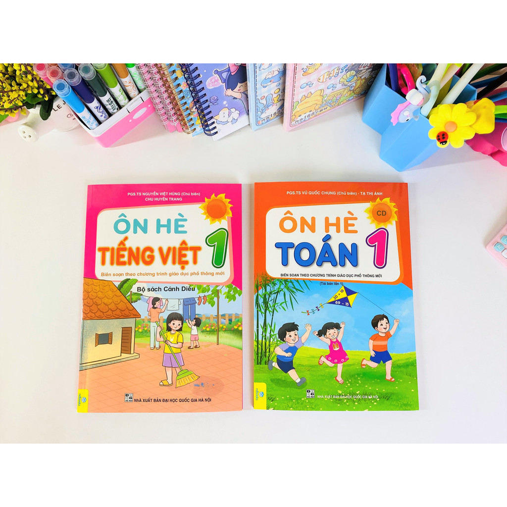 Sách - Ôn Hè Toán và Tiếng Việt Lớp 1 Cánh Diều - ndbooks