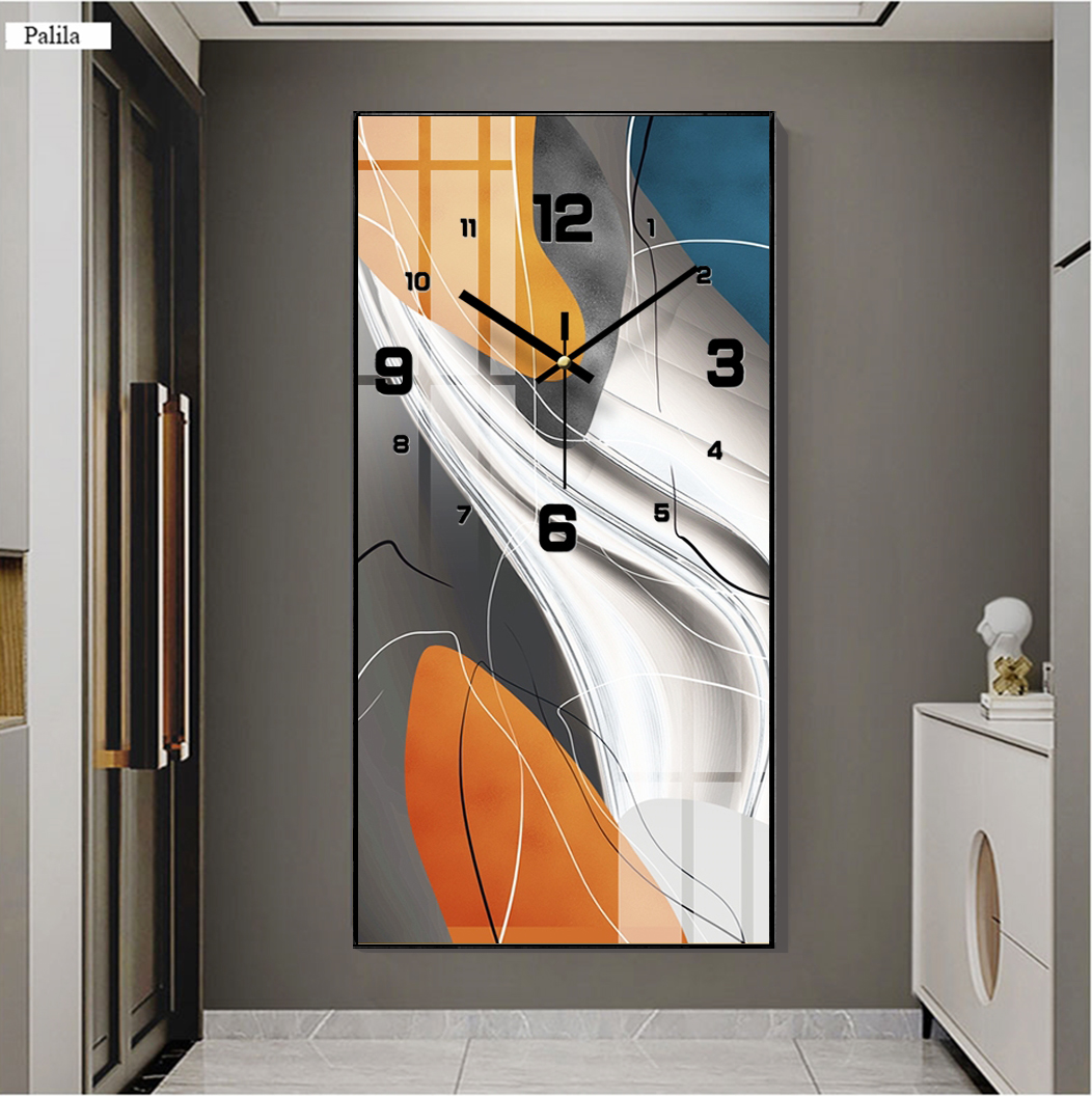 Tranh Đồng Hồ Tráng Gương Màu Sắc Nghệ Thuật Độc Đáo - Đồng Hồ Decor Treo Tường Phòng Ngủ, Phòng Khách