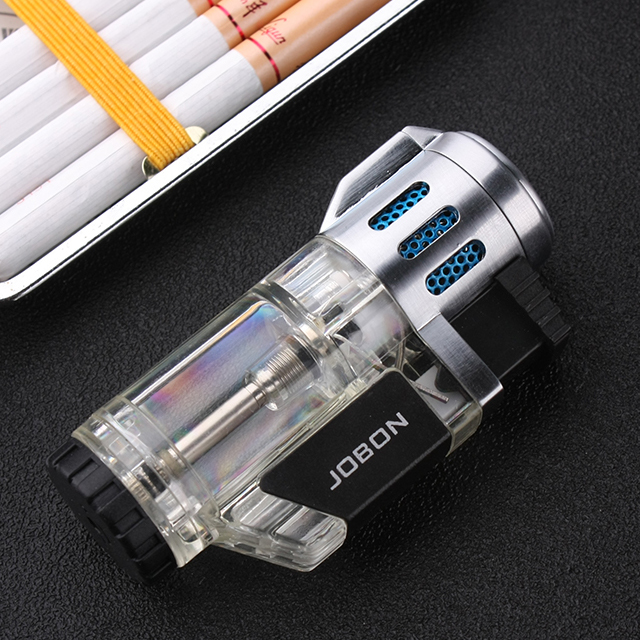 Vỏ Hột Quẹt Bật Lửa Khò 3 Tia Jobon ZB-373 Thiết Kế Nhỏ Gọn Độc Lạ Lửa Khò Mạnh Mẽ - Dùng Gas Cao Cấp