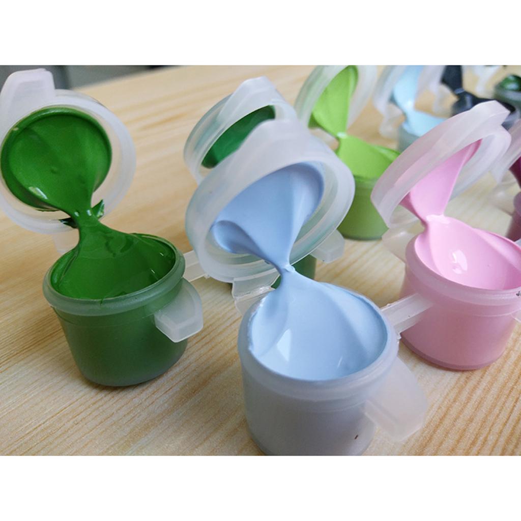 2 Set Oil Painting Paint by Number Kits for Kids Adults - Cats and Landscape