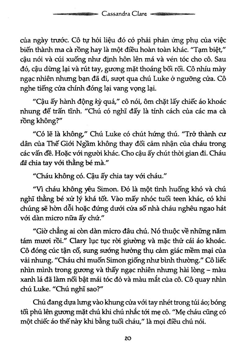 Phần 3 Series Vũ Khí Bóng Đêm: Thành Phố Pha Lê (Tái Bản)