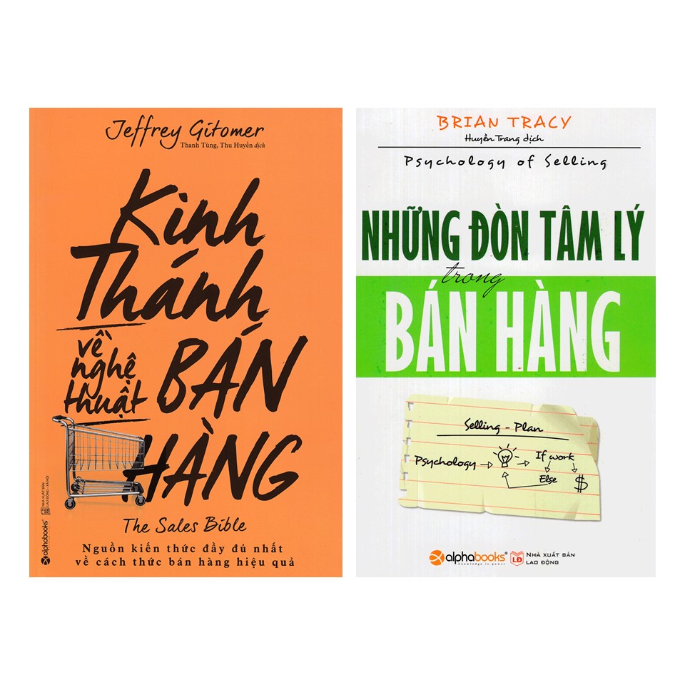 Combo Kỹ Năng Bán Hàng: Kinh Thánh Về Nghệ Thuật Bán Hàng + Những Đòn Tâm Lý Trong Bán Hàng