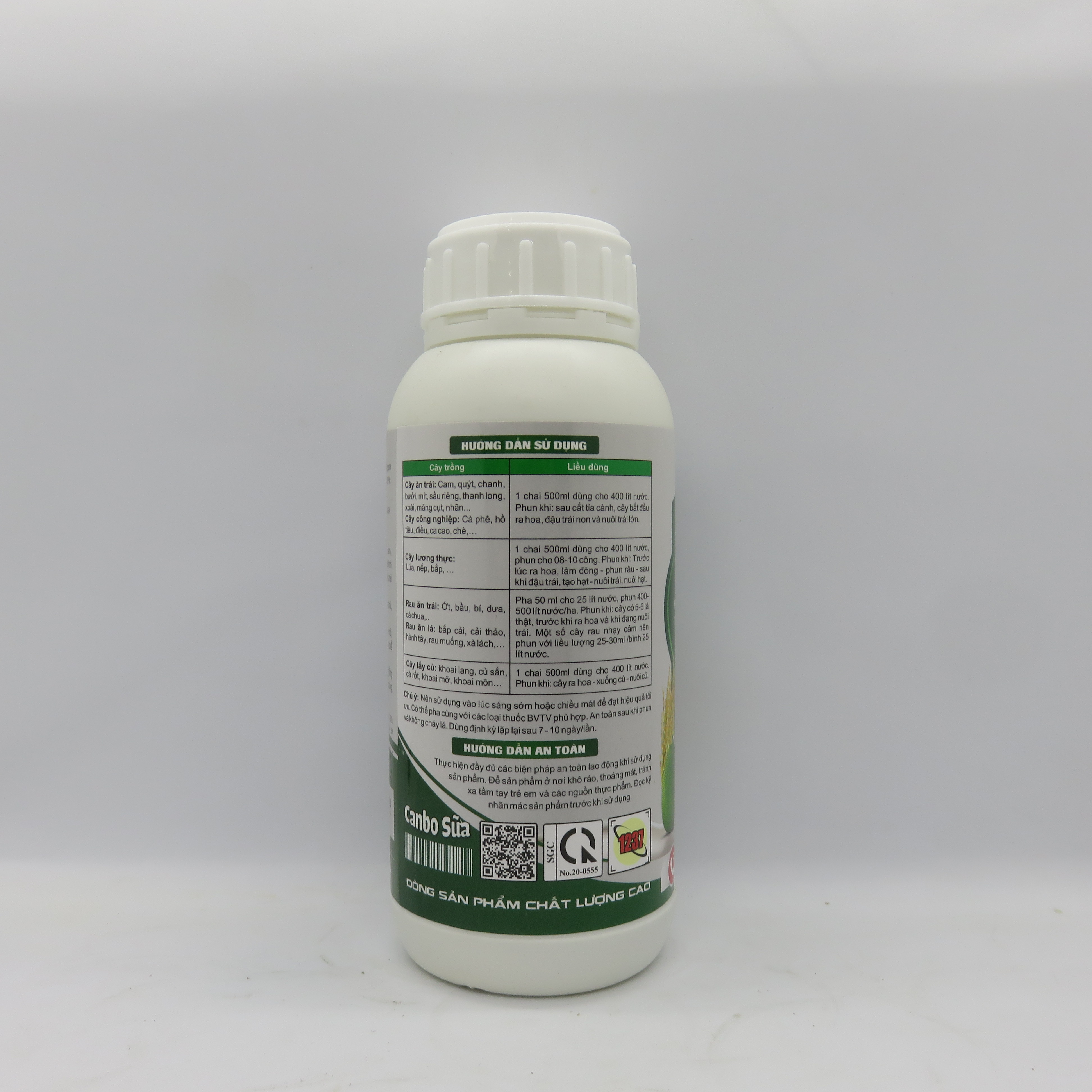 Phân bón lá CANBO SỮA - CANXI BO SỮA  CHAI 500ML