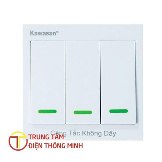 Công tắc dán tường không dây 3 nút nhấn kawasan RCT3 - Hàng chính hãng