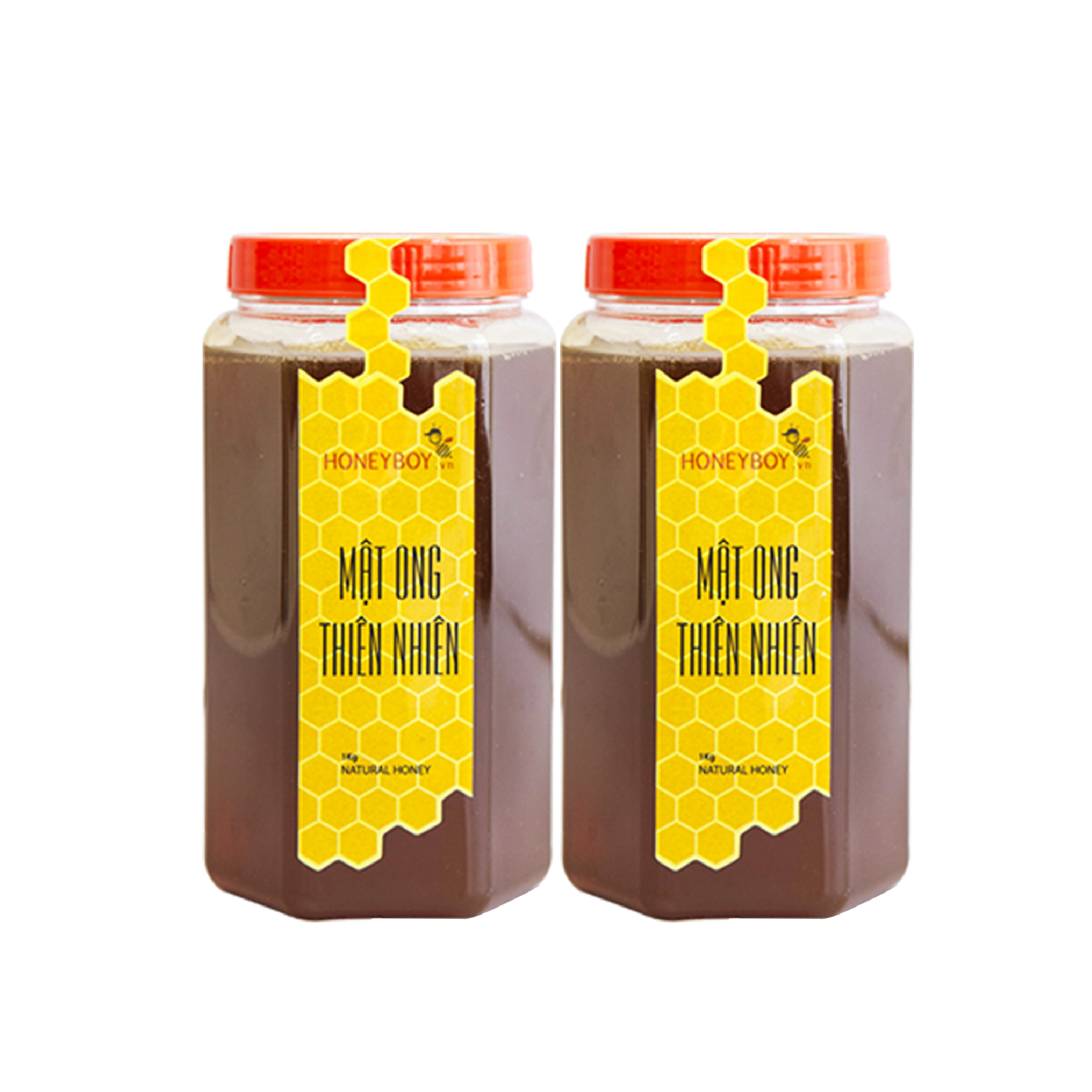 Bộ 2 Mật Ong Thiên Nhiên Honeyboy 1kg