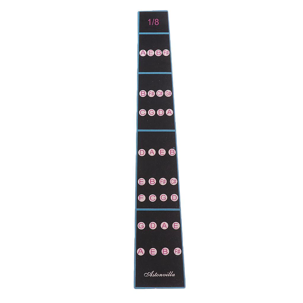 2- 1 Violin Fiddle Fingerboard Intonation Chart Stickers Fingering Labels