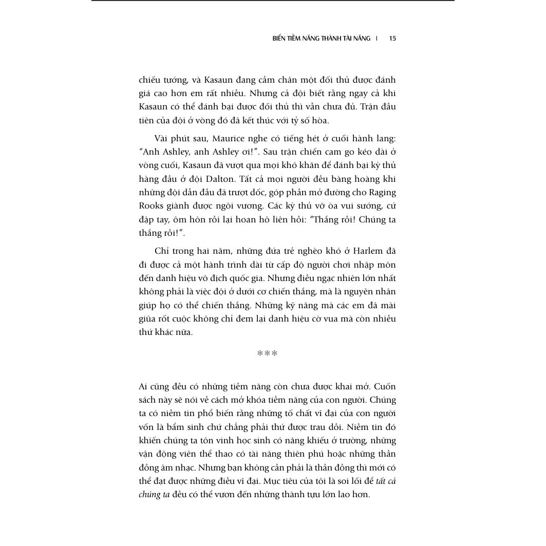Biến Tiềm Năng Thành Tài Năng