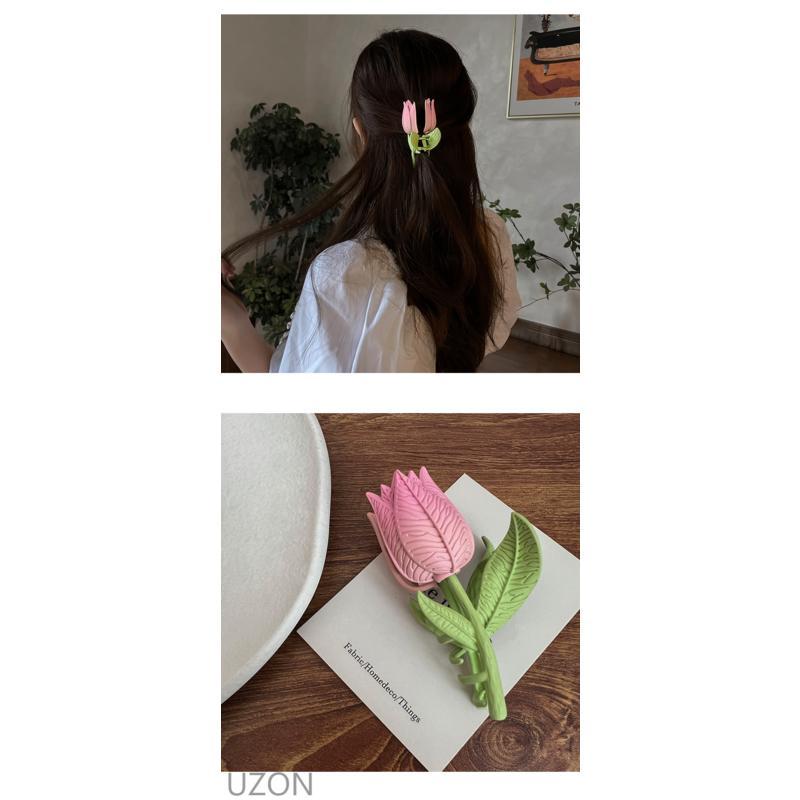 Kẹp Tóc Hình Hoa Tulip Dễ Thương Xinh Xắn Dành Cho Nữ
